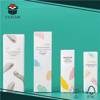 caja de embalaje de papel cosmético